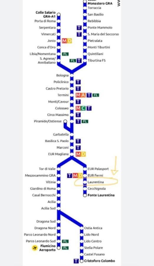 Eur Centro Lux Apartment Con Camino 로마 외부 사진